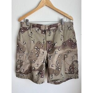 Propper Mens Desert Camo Chocolate Chip Combat Trousers Shorts 31-35 Medium 90's